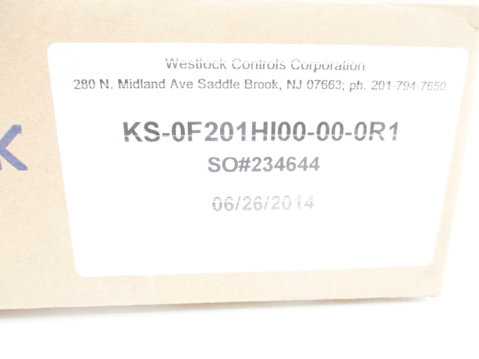 WESTLOCK KS-0F201HI00-00-0R1 NSMP