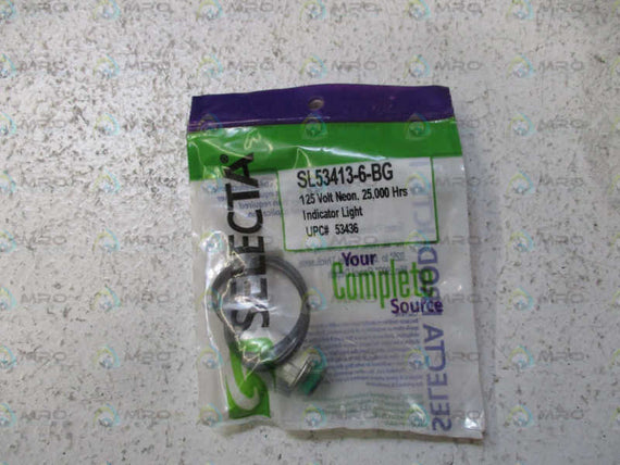 SELECTA SL53413-6-BG GREEN NEON INDICATOR LIGHT NSMP