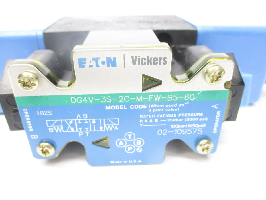 VICKERS DG4V3S2CMFWB560 02-109575 110/120V .48/.46A 5000PSI NSNP
