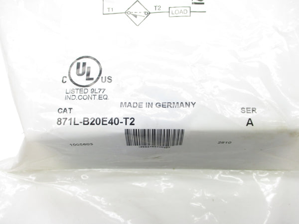 ALLEN BRADLEY 871L-B20E40-T2 SER. A 20-250VAC/DC NSMP