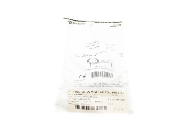ALLEN BRADLEY 872C-D5NE18-D4 SER. C 10-30VDC NSMP