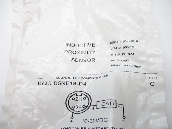 ALLEN BRADLEY 872C-D5NE18-D4 SER. C 10-30VDC NSMP