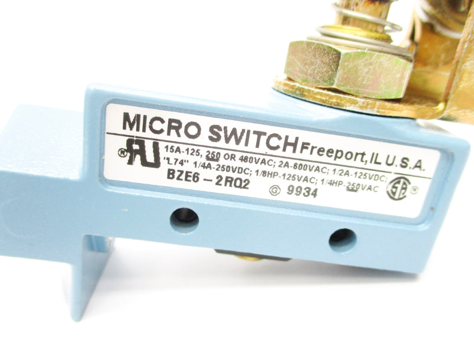 MICRO SWITCH BZE6-2RQ2 600VAC 2A (AS PICTURED) NSNP