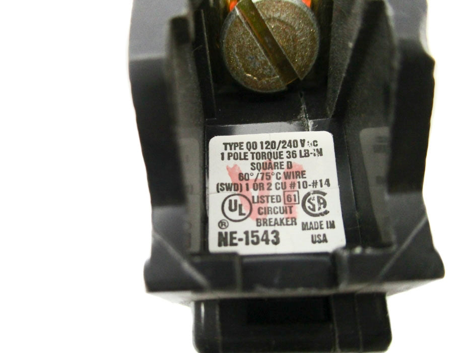 SQUARE D QO115 15A 120/240V UNMP