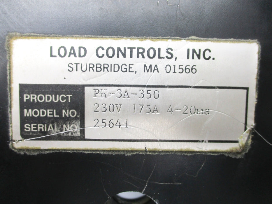 LOAD CONTROLS PH-3A-350 460V 175A UNMP