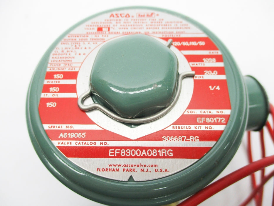 ASCO EF8300A081RG 110/120V 150PSI 1/4" NSNP