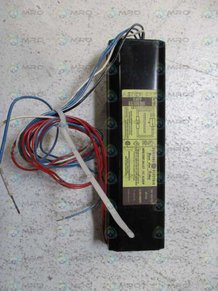 GENERAL ELECTRIC 8G1063W ELECTRIC RAPID START BALLAST UNMP