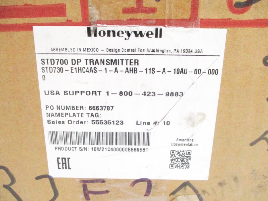 HONEYWELL STD730-E1HC4AS-1-A-AHB-11S-A-10A0-00-0000 NSMP