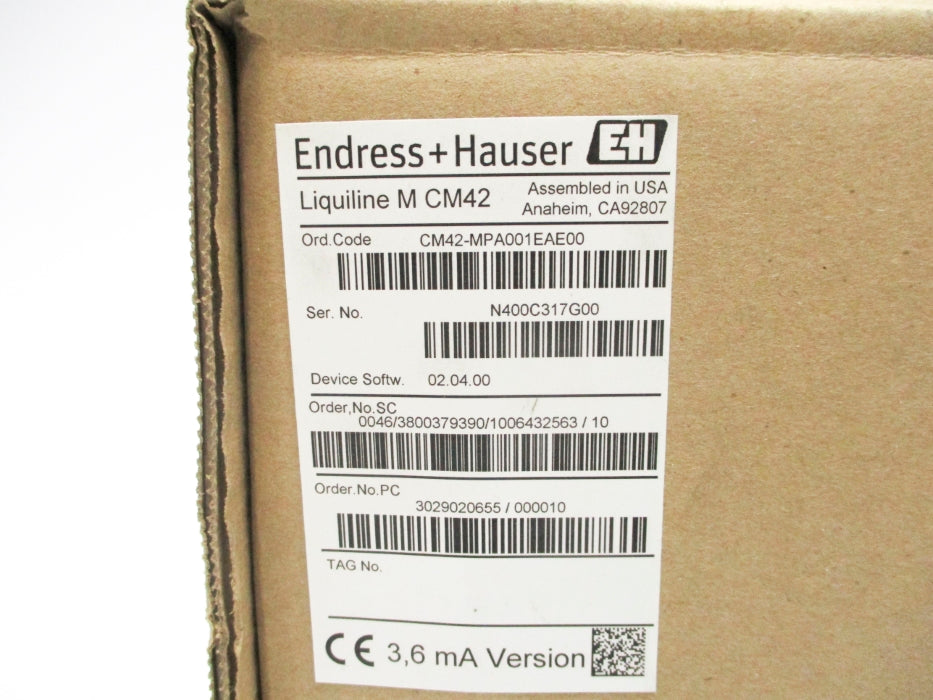ENDRESS+HAUSER CM42-MPA001EAE00 NSMP