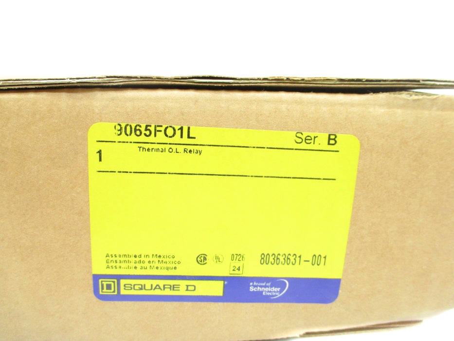 SQUARE D 9065FO1L SER. B NSMP