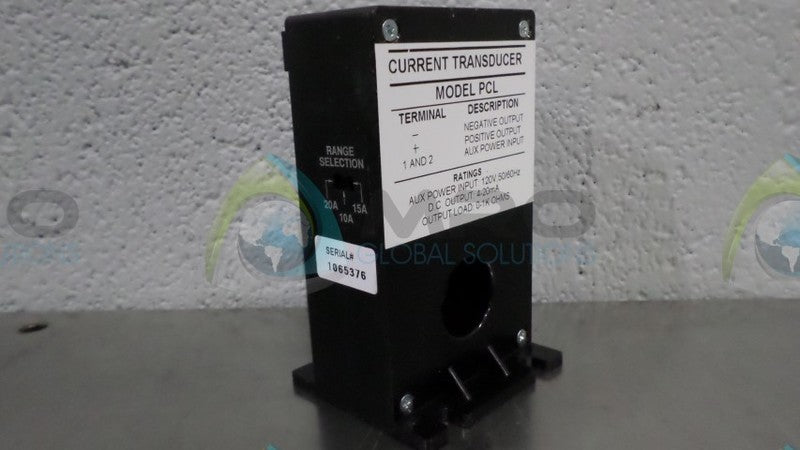 INSTRUMENT TRANSFORMER INC. PCL-20 CURRENT TRANSDUCERNSNP