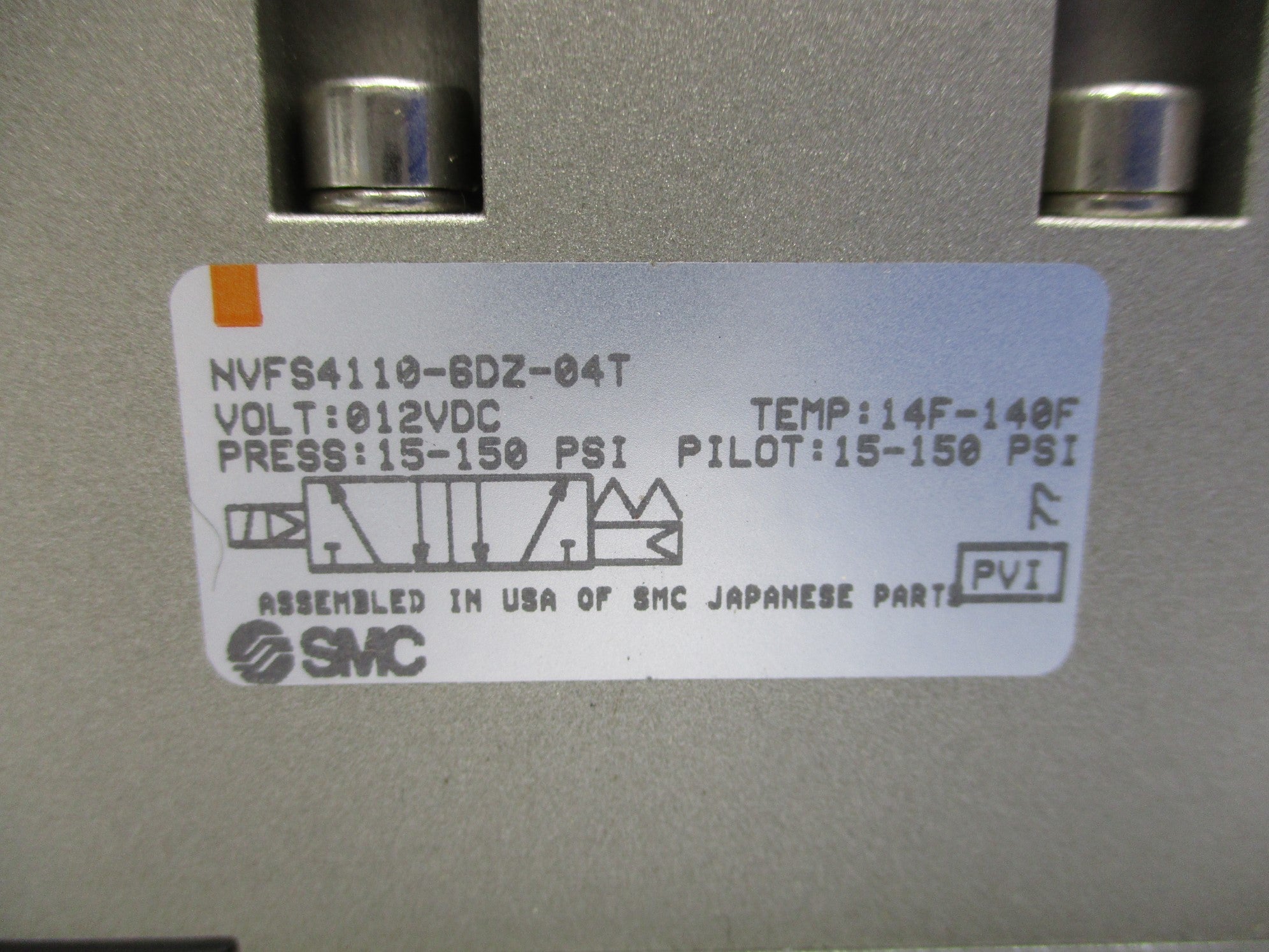 SMC NVFS4110-6DZ-04T 12VDC 15-150PSI NSNP