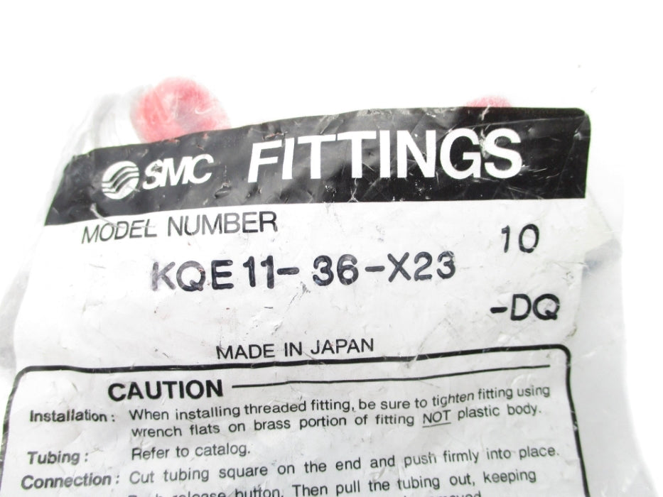 SMC KQE11-36-X23-DQ (PKG OF 10) NSMP