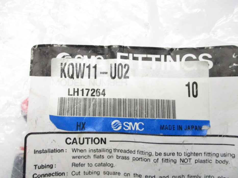 SMC KQW11-U02 (PKG OF 10) NSMP