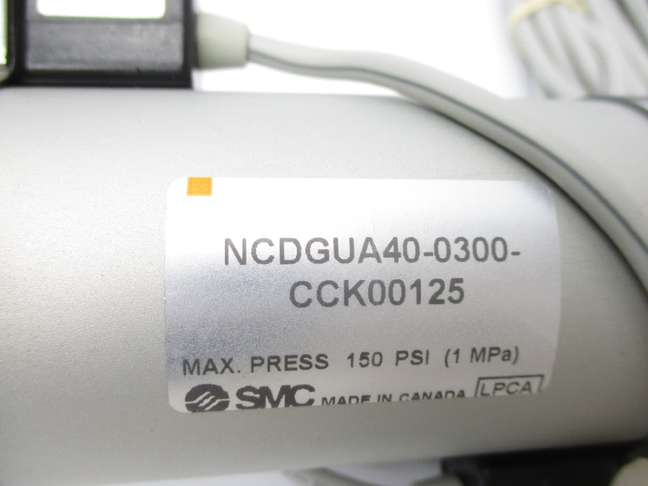 SMC NCDGUA40-0300-CCK00125 (AS PICTURED) 150PSI NSNP