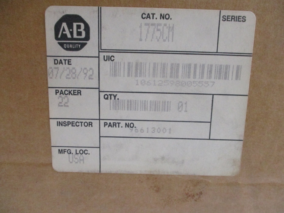 ALLEN BRADLEY 1775-CM NSMP