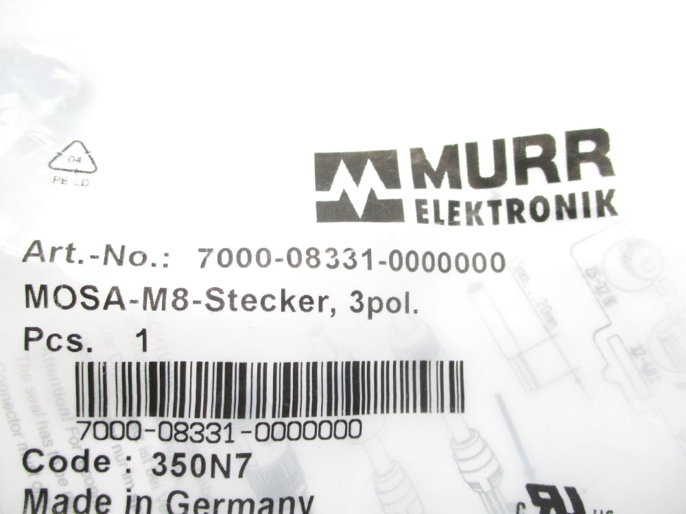 MURR ELEKTRONIK 7000-08331-0000000 NSMP