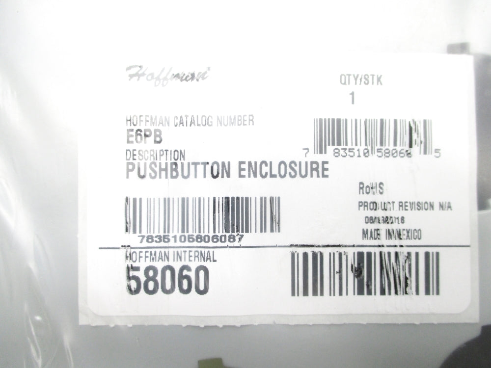 HOFFMAN E6PB 58060 NSMP