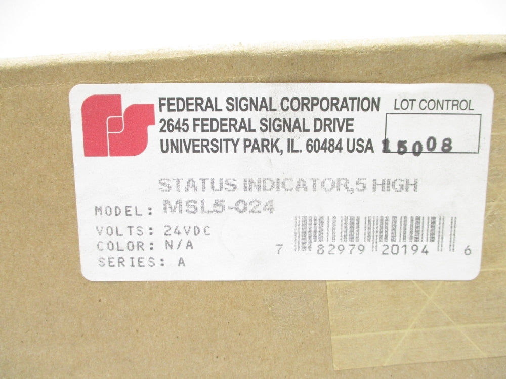 INDUSTRIAL SPARE PART MSL5-024 SER. A NSFS