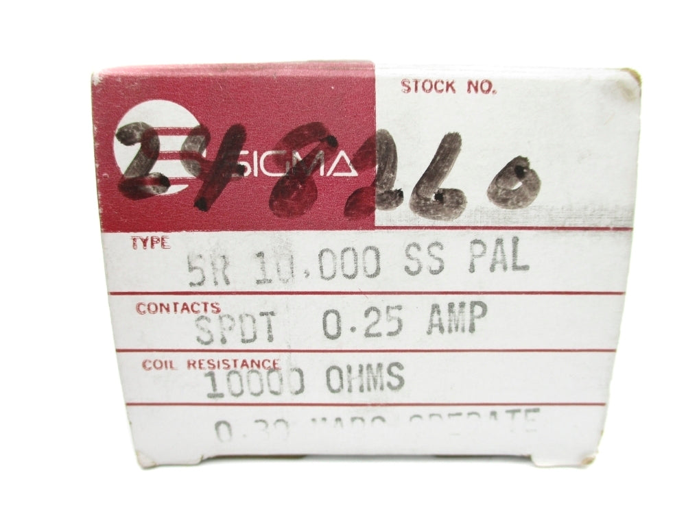 SIGMA 5R-10000-SS-PAL 0.25A NSMP