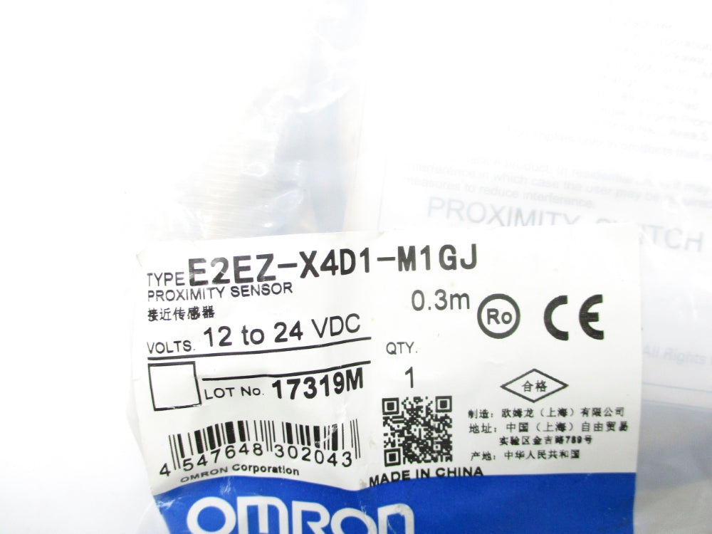 OMRON E2EZ-X4D1-M1GJ NSMP
