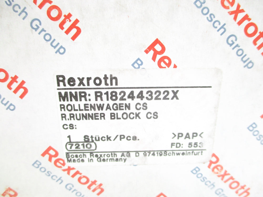 REXROTH R18244322X NSMP