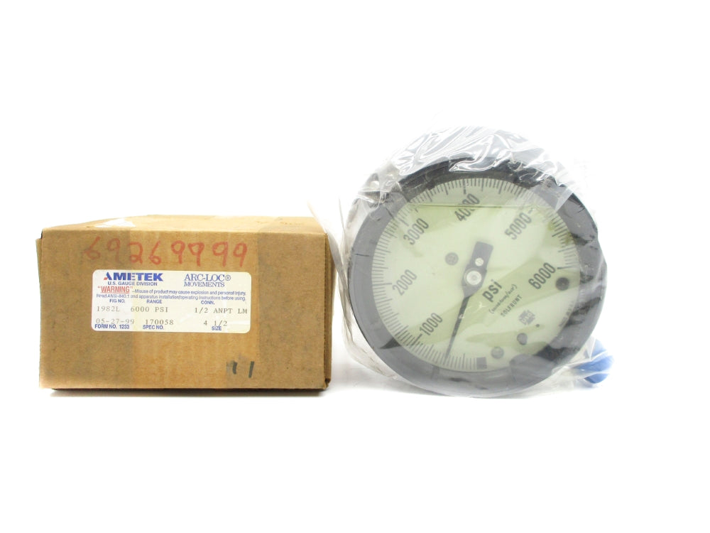 AMETEK 1982L 0-6000PSI NSMP