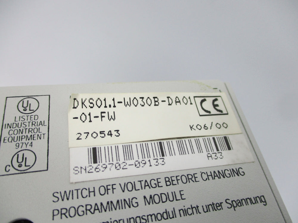 INDRAMAT DKS01.1-W030B-DA01-01-FW NSNP