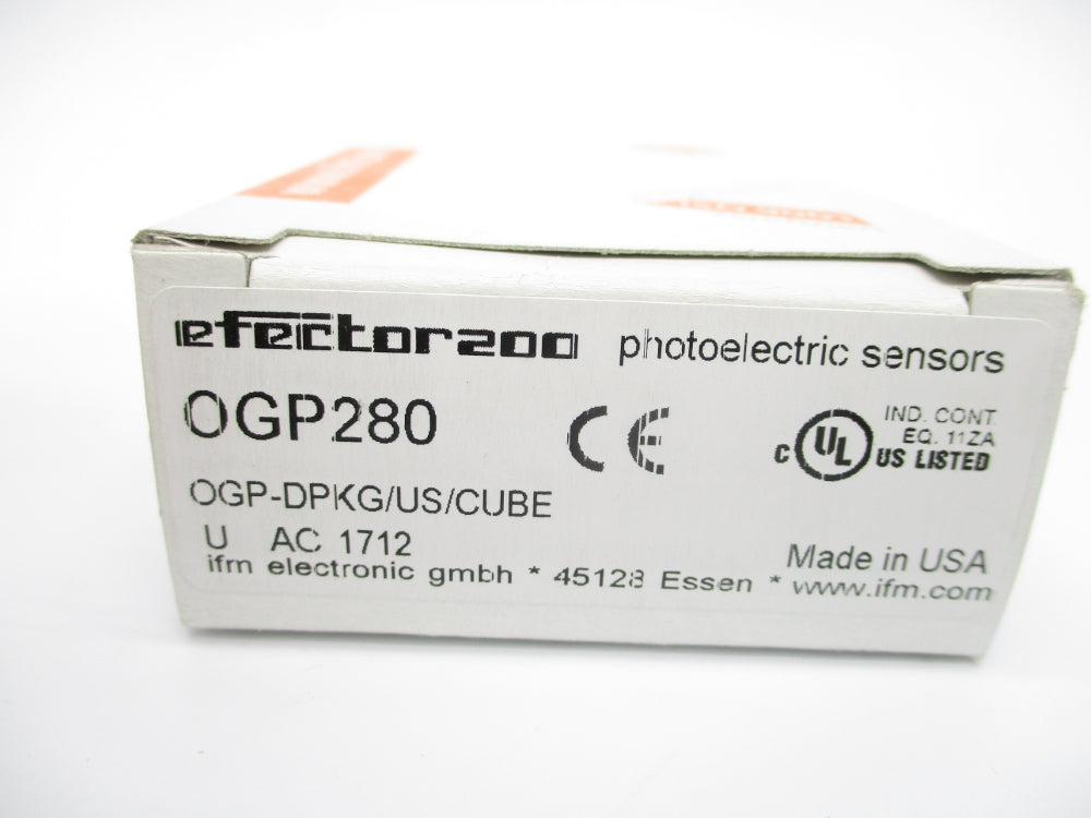 IFM EFECTOR OGP-DPKG/US/CUBE OGP280 10-30VDC NSMP