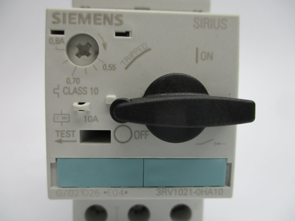 SIEMENS 3RV1021-0HA10 690V 0.55-0.8A NSNP