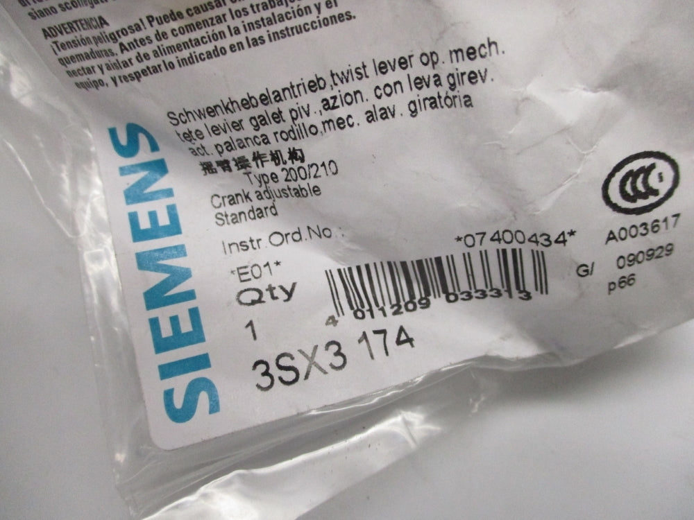 SIEMENS 3SX3174 NSMP