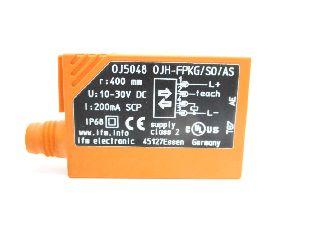 IFM EFECTOR OJH-FPKG/SO/AS OJ5048 10-30VDC NSNP