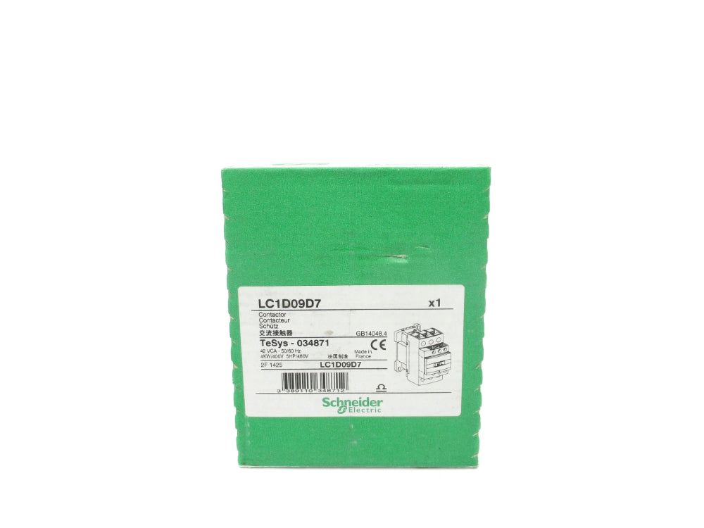 SCHNEIDER ELECTRIC LC1D09D7 480V NSFS
