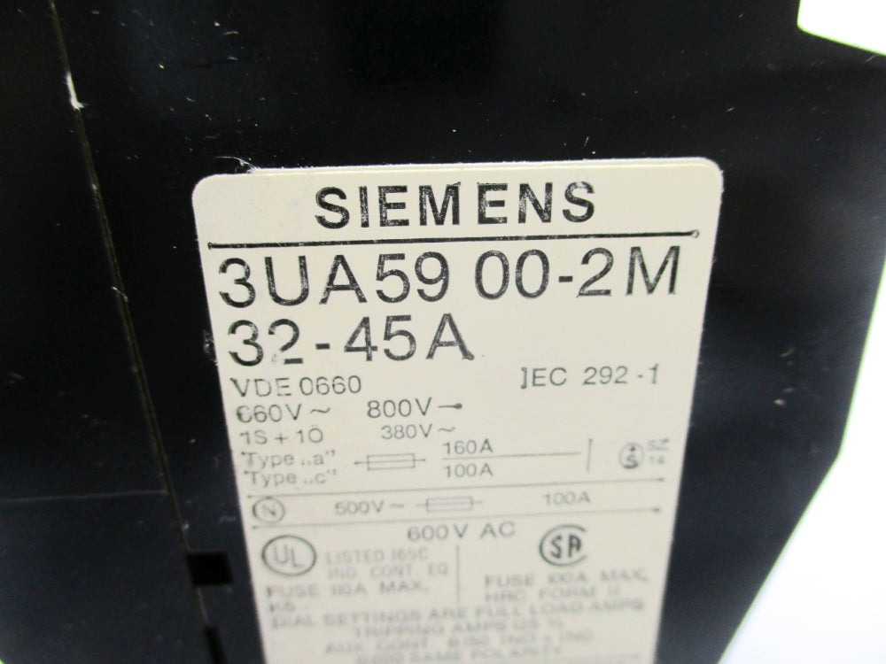 SIEMENS 3UA5900-2M 32-45A NSNP