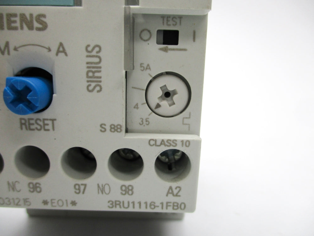 SIEMENS 3RU1116-1FB0 3.5-5A NSNP
