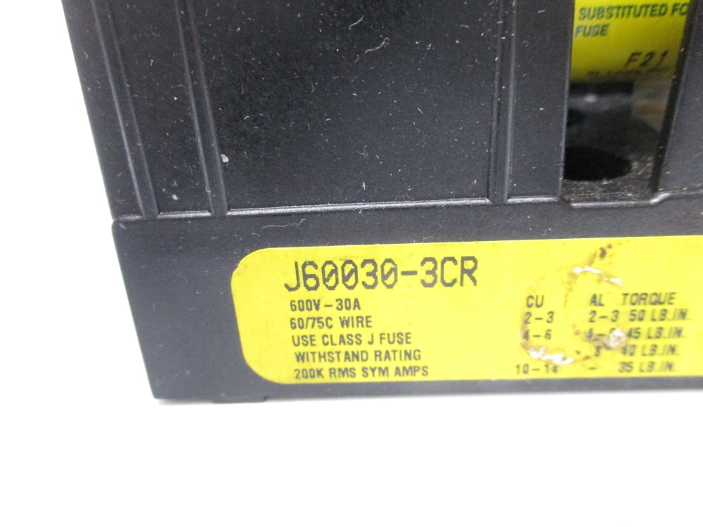 BUSSMANN J60030-3CR 600V 30A NSNP