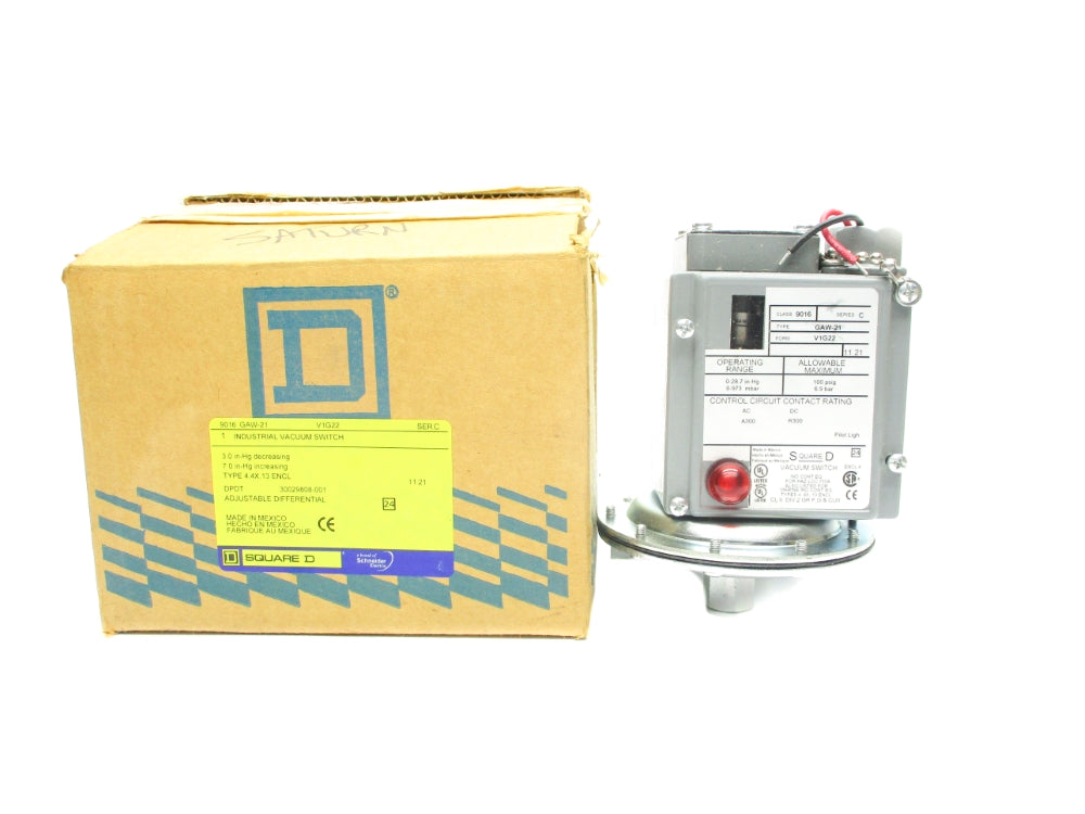 SQUARE D 9016GAW21 SER. C 600VAC 100PSI NSMP