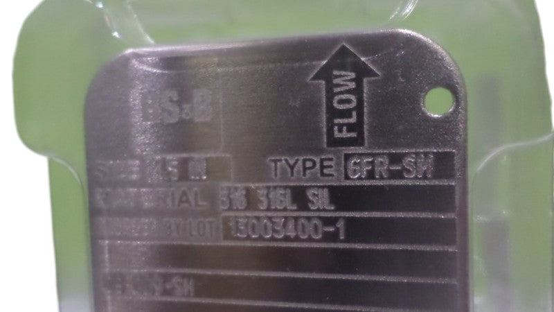 BS&B TYPE: GFR-SM 13003400-1 RUPTURE DISC 15" NSMP