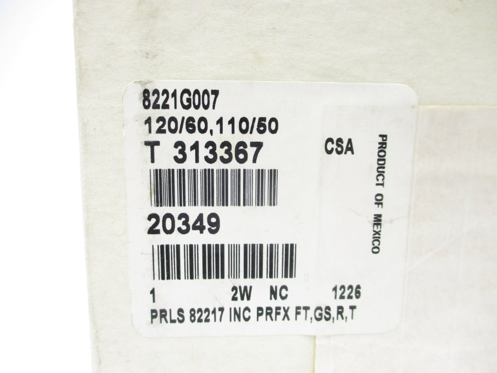ASCO 8221G007 110/120V NSFS