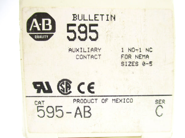 ALLEN BRADLEY 595-AB SER. C (WH) NSMP