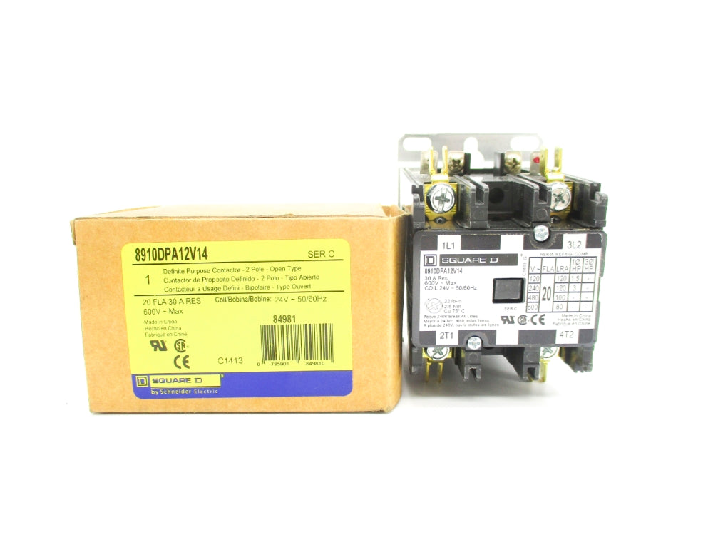 SQUARE D 8910DPA12V14 SER. C 24V 20A NSMP