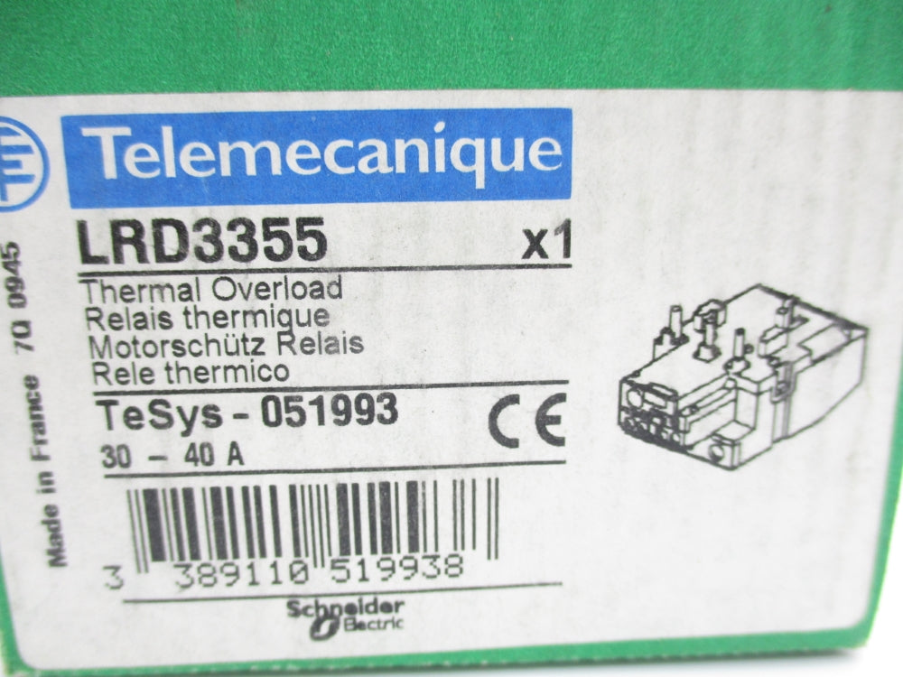 TELEMECANIQUE LRD3355 690V 30-40A NSMP