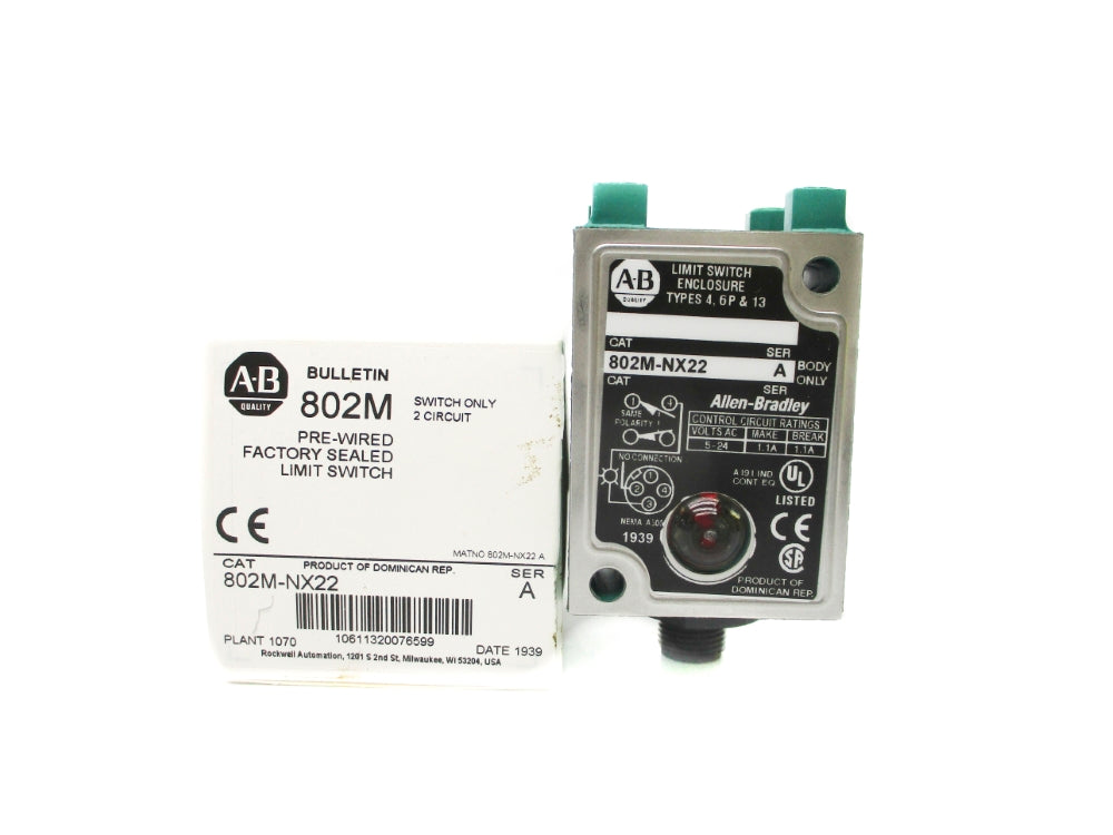 ALLEN BRADLEY 802M-NX22 SER. A (WH) NSMP
