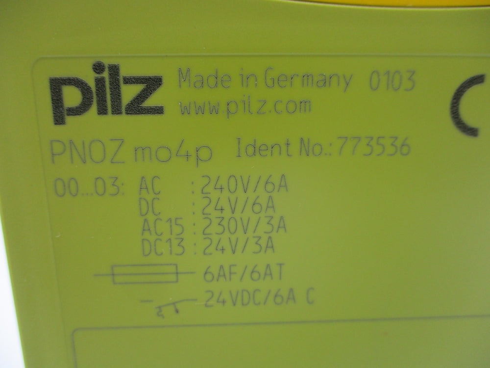 PILZ PNOZMO4P 773536 240VAC 6A NSNP