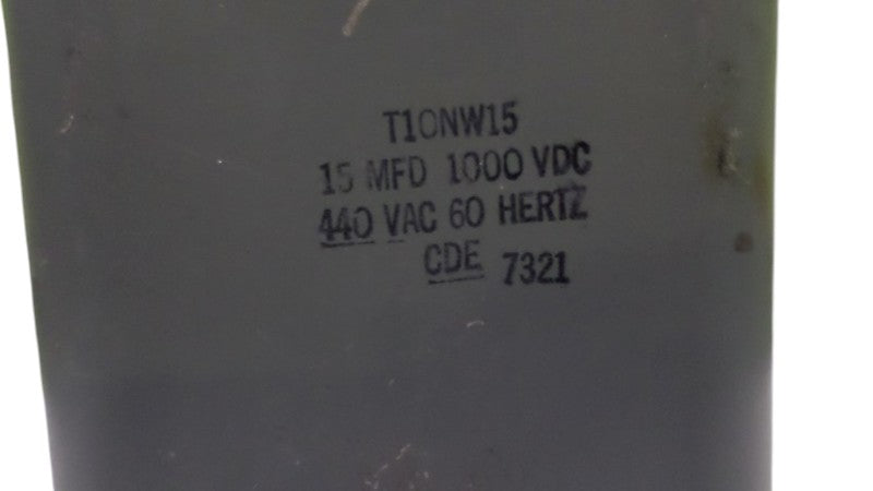 T10NW15 CAPACITOR 1000VDC UNMP