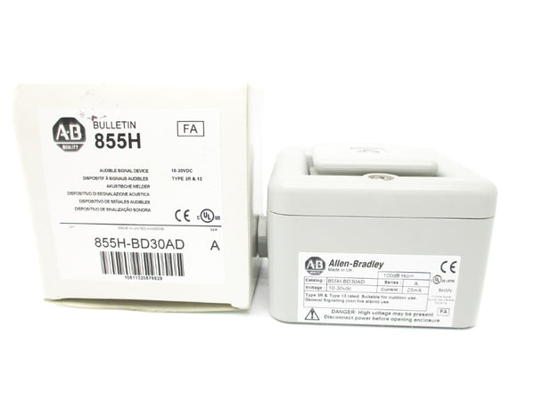 ALLEN BRADLEY 855H-BD30AD SER. A (WH) NSMP