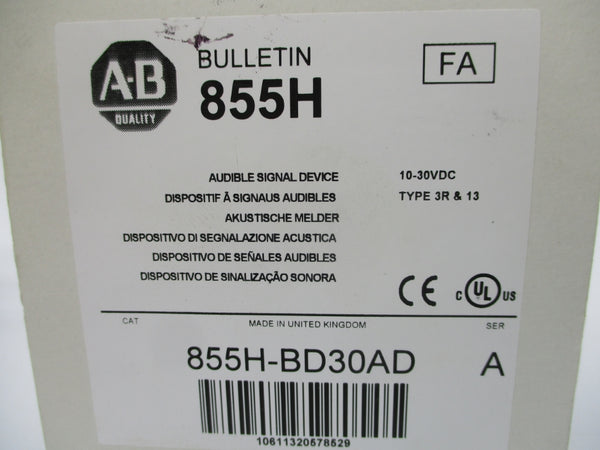 ALLEN BRADLEY 855H-BD30AD SER. A (WH) NSMP