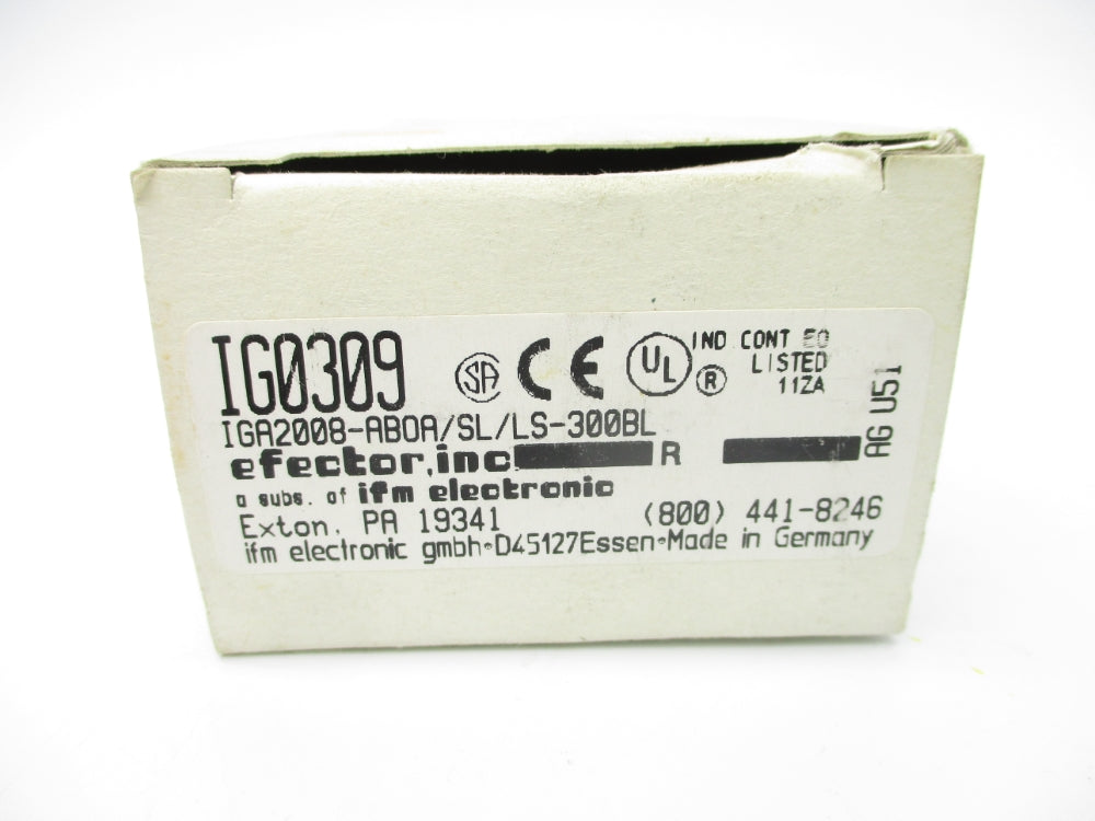 IFM EFECTOR IG0309 IGA2008-ABOA/SL/LS-300BL NSMP