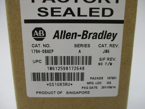 ALLEN BRADLEY 1794-OB8EP SER. A DATE: 2011 NSFS
