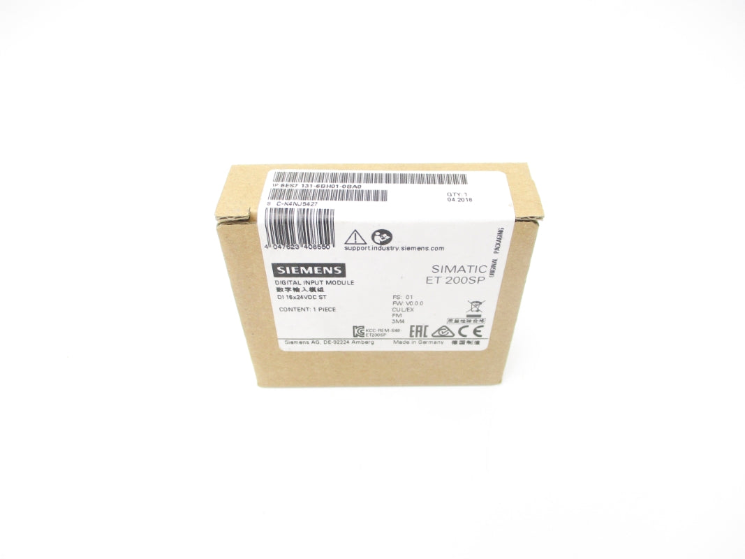 SIEMENS 6ES7131-6BH01-0BA0 24VDC NSFS